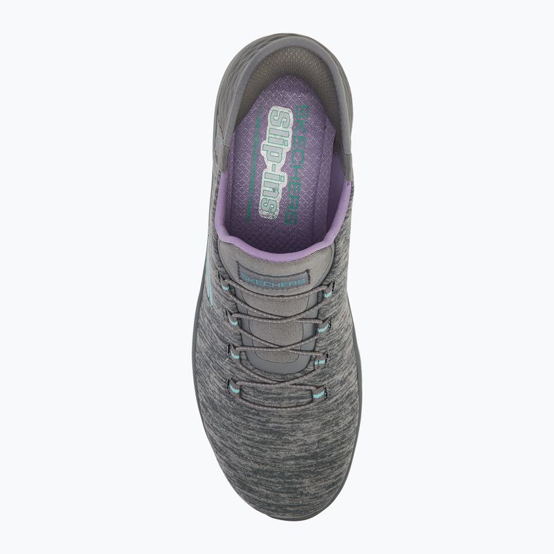 Schuhe Damen SKECHERS Summits Dazzling Haze gray/mint 5