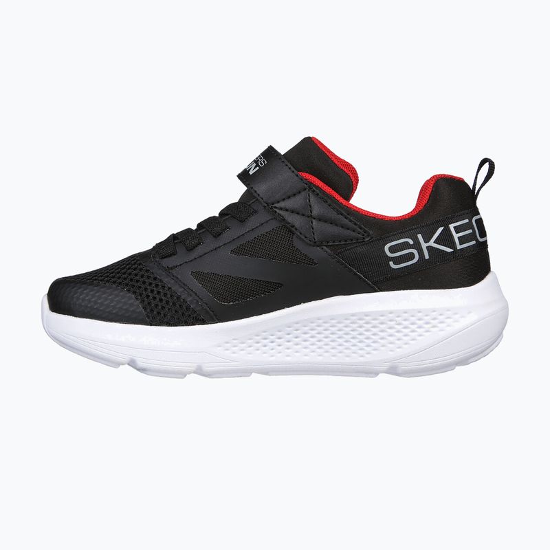 SKECHERS Go Run Elevate Kinder Trainingsschuhe schwarz/rot