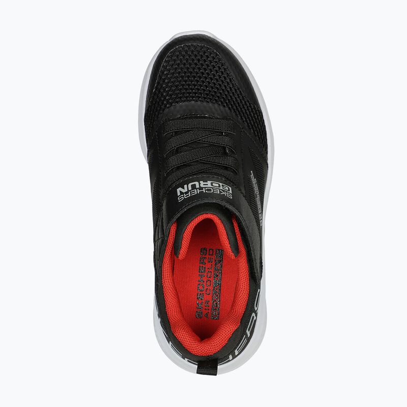 SKECHERS Go Run Elevate Kinder Trainingsschuhe schwarz/rot