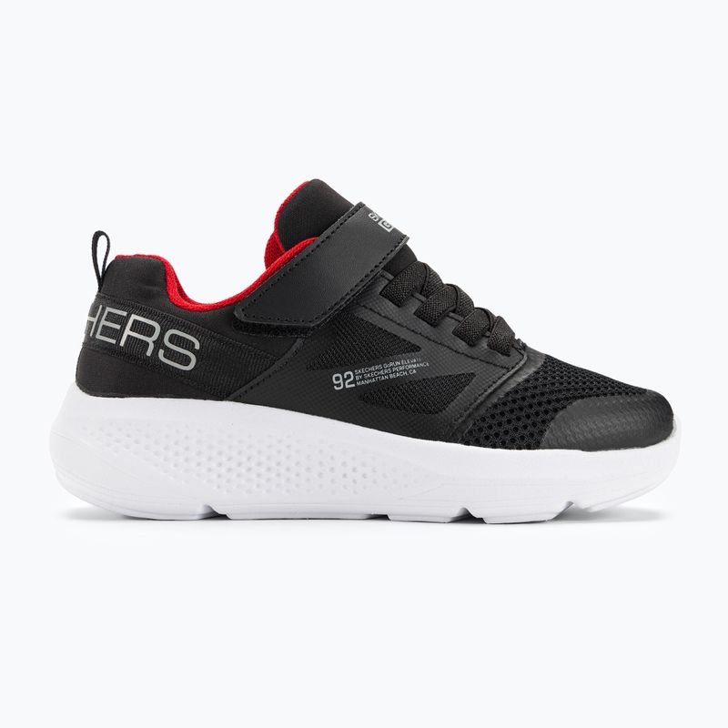 SKECHERS Go Run Elevate Kinder Trainingsschuhe schwarz/rot 2