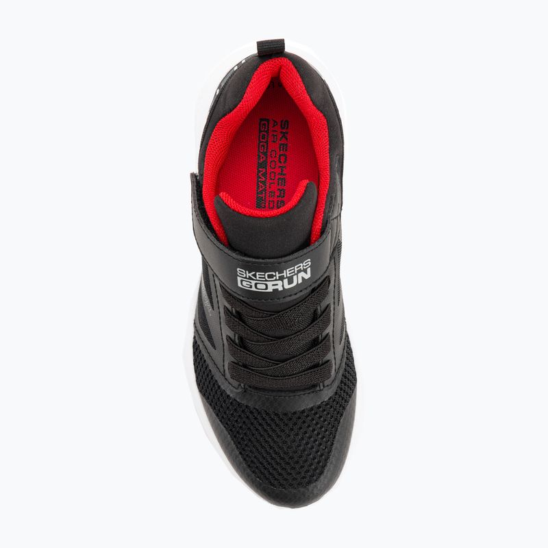 SKECHERS Go Run Elevate Kinder Trainingsschuhe schwarz/rot
