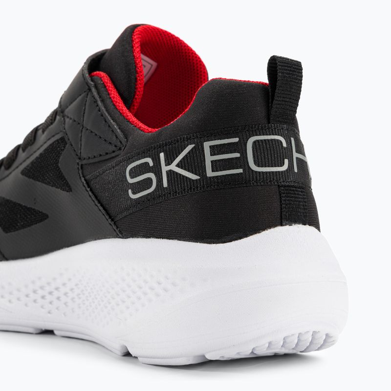 SKECHERS Go Run Elevate Kinder Trainingsschuhe schwarz/rot