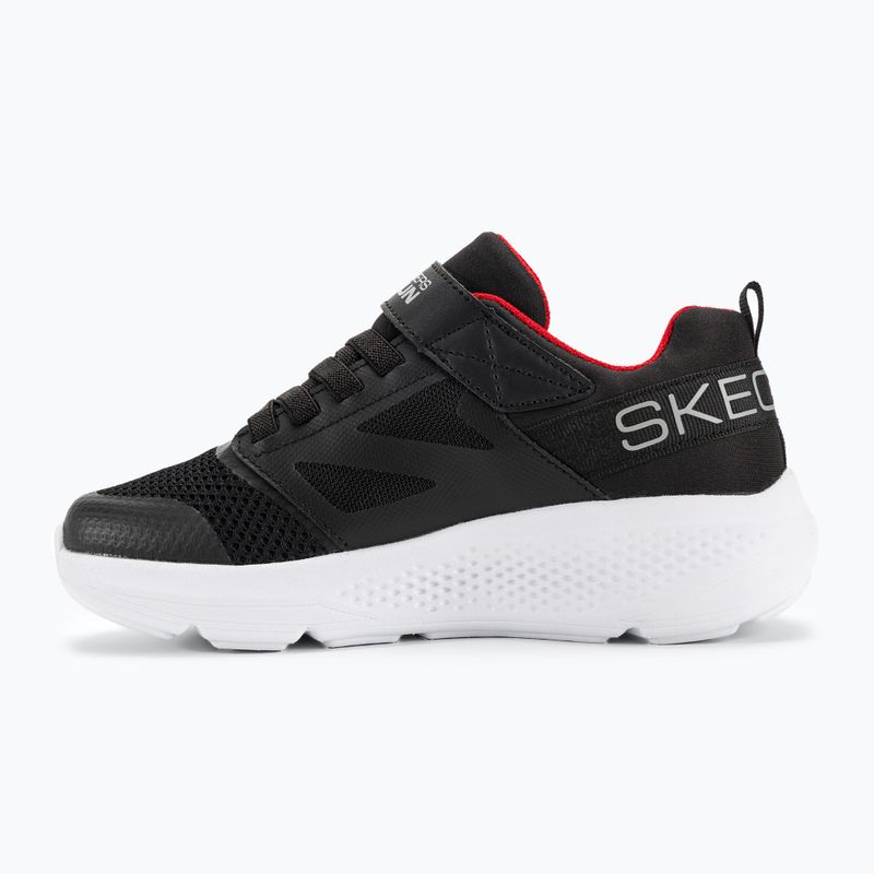 SKECHERS Go Run Elevate Kinder Trainingsschuhe schwarz/rot
