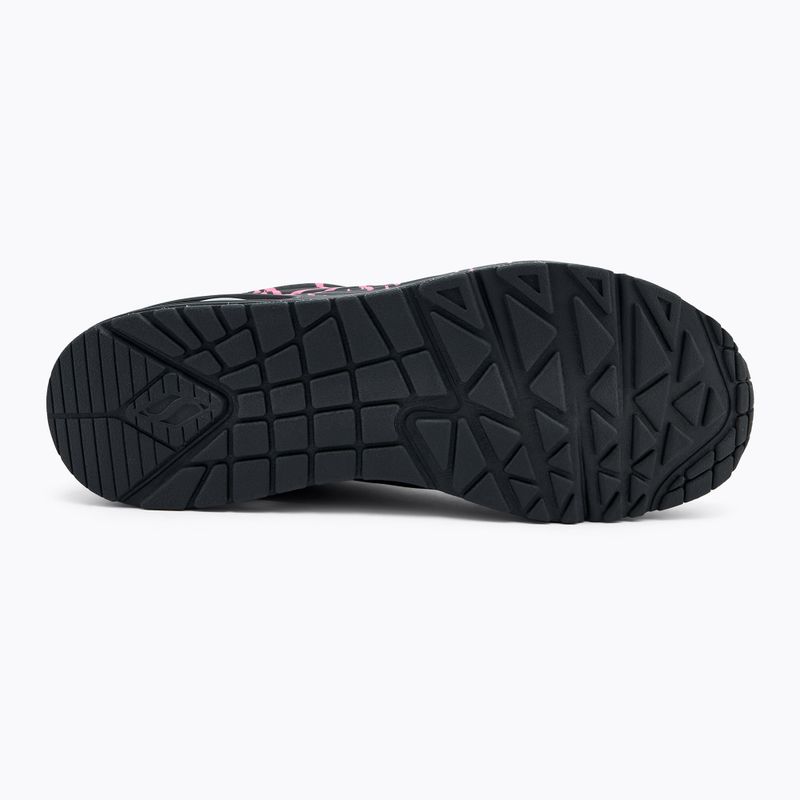 Schuhe Damen SKECHERS Uno Dripping In Love black/pink 4
