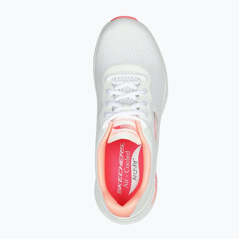 Schuhe Damen SKECHERS Arch Fit Infinity Cool white/pink 4