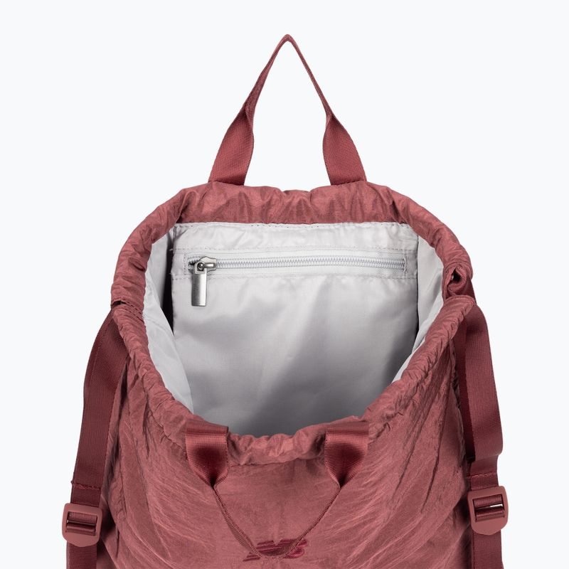 New Balance WMNS Tote 15 l bordeauxfarbener Rucksack 4