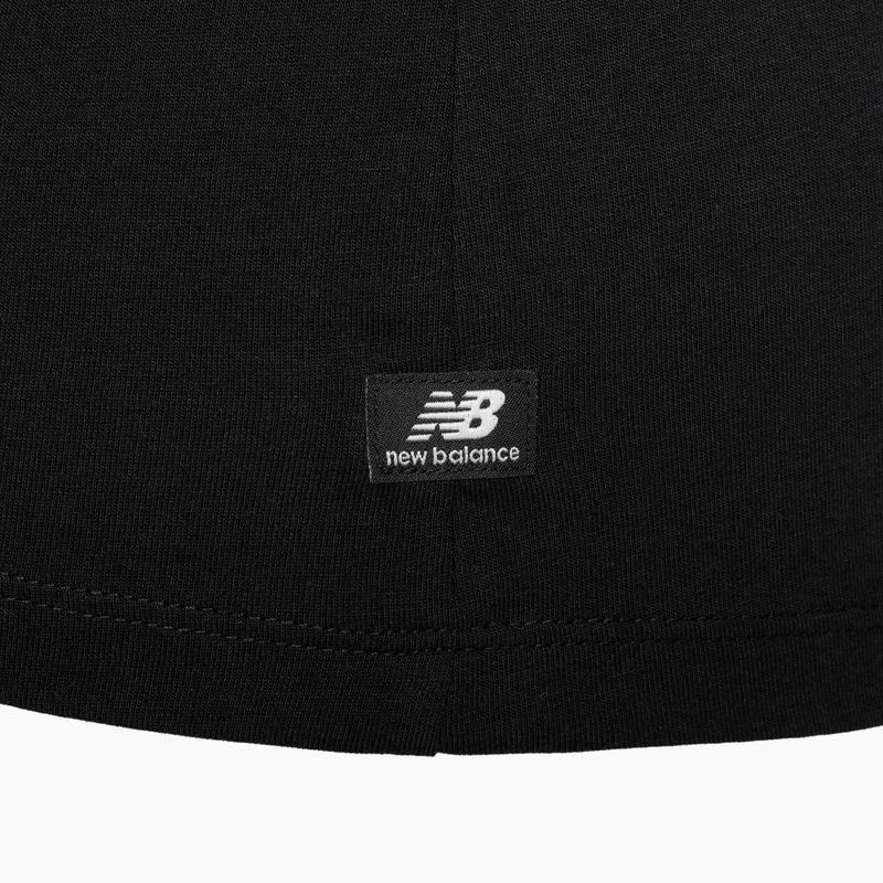Damen New Balance Essentials Baumwoll-Jersey schwarz 7