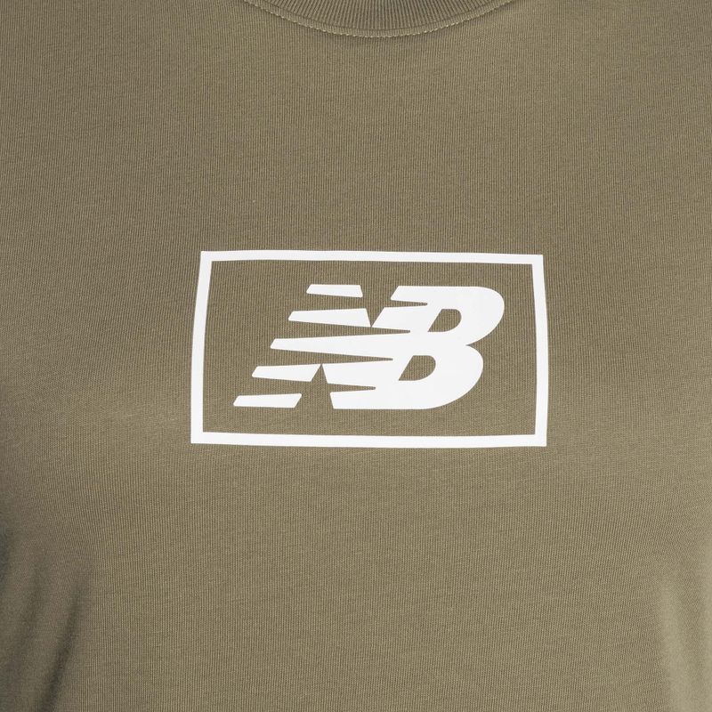 Damen New Balance Essentials Baumwoll-Jersey grün 6