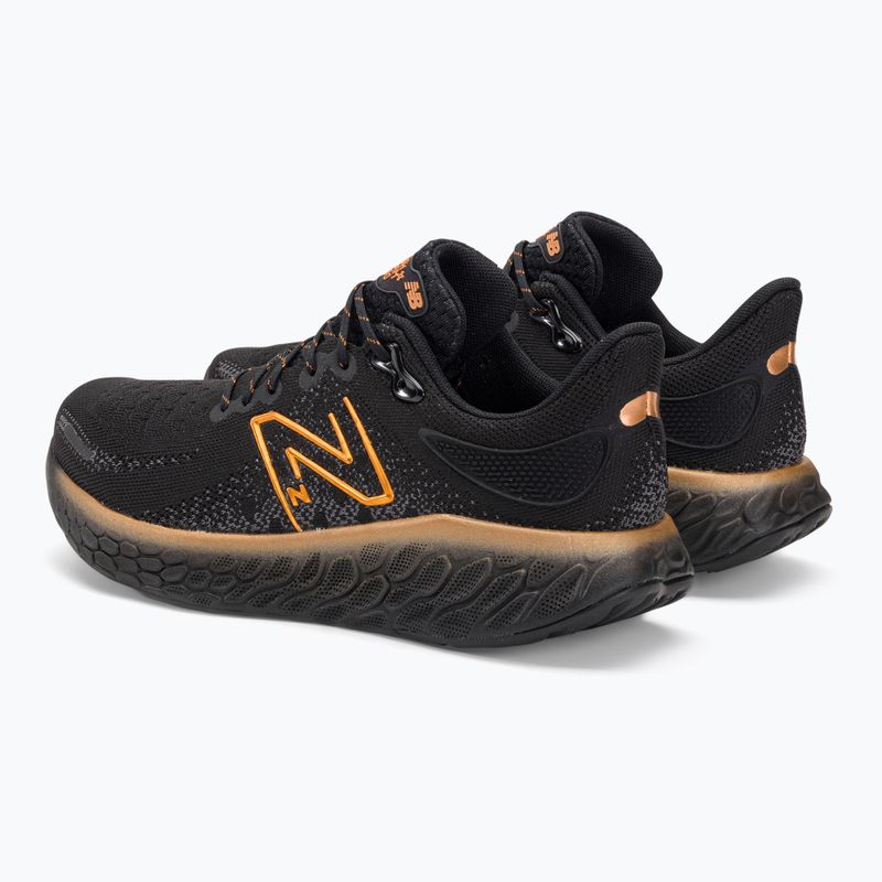 Herren New Balance 1080V12 schwarz / orange Laufschuhe 3