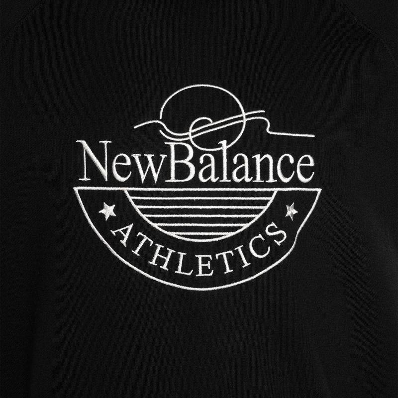 Herren New Balance Athletics Graphic Crew Sweatshirt schwarz 6