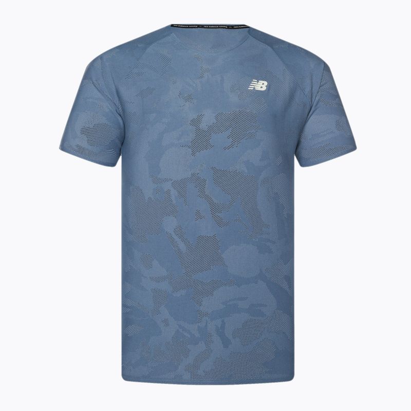 Herren New Balance Q Speed Jacquard Kurzes Quecksilber Laufshirt