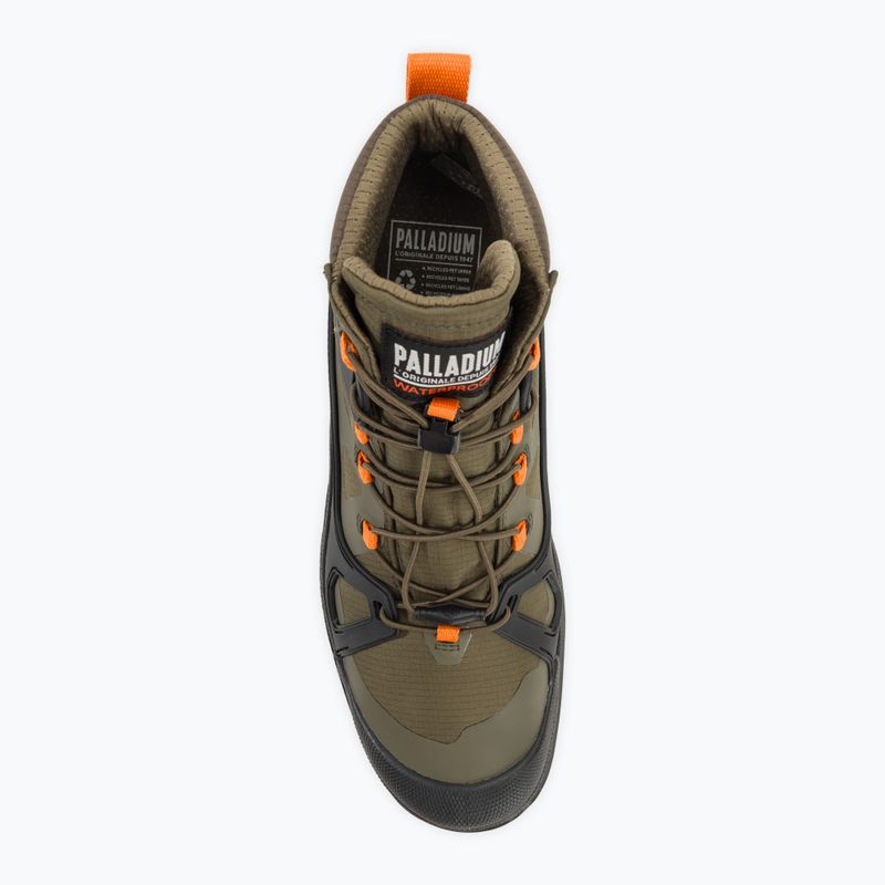 Herren Palladium Pampa Lite+ Cage WP+ Olive Nacht Stiefel 6