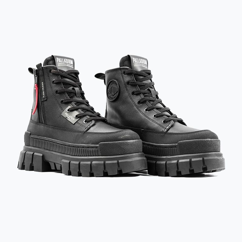 Palladium Revolt Boot Zip Lth Damen schwarz/schwarz 5