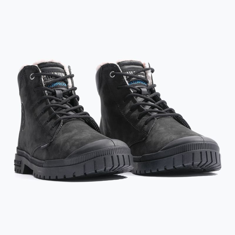 Palladium Stiefel SP20 Manschette Leder Wasserdicht WL schwarz 11