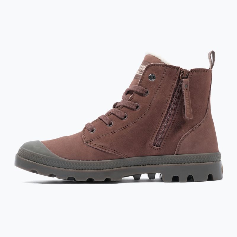 Herren Palladium Pampa HI ZIP WL Stiefel yak braun 9