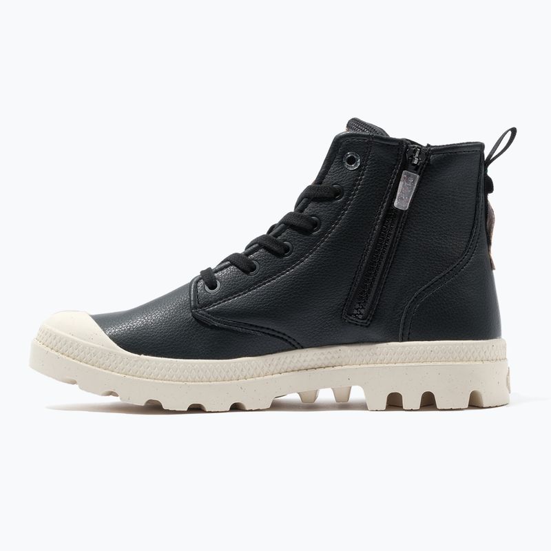 Palladium Pampa Hi Re-Vegan LTH schwarz Schuhe 10