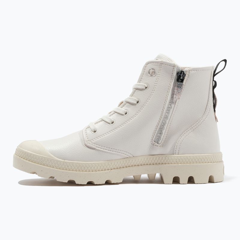 Palladium Pampa Hi Re-Vegan LTH Stern weiße Schuhe 3