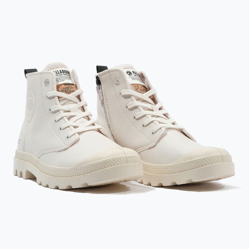 Palladium Pampa Hi Re-Vegan LTH Stern weiße Schuhe 4