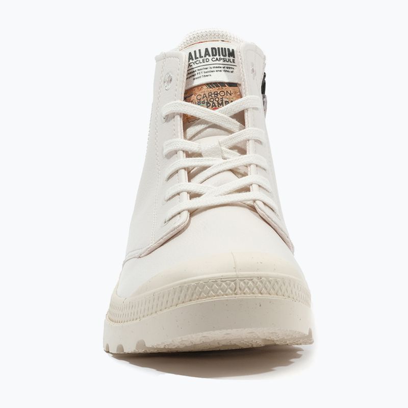 Palladium Pampa Hi Re-Vegan LTH Stern weiße Schuhe 5