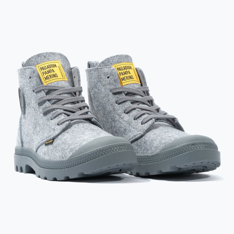 Schuhe Palladium Pampa Hi Merino grey 10