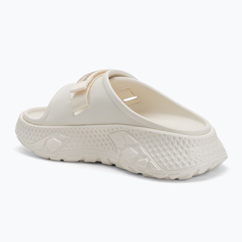 Palladium Offbound Slide Flip-Flops Creme weiß 3