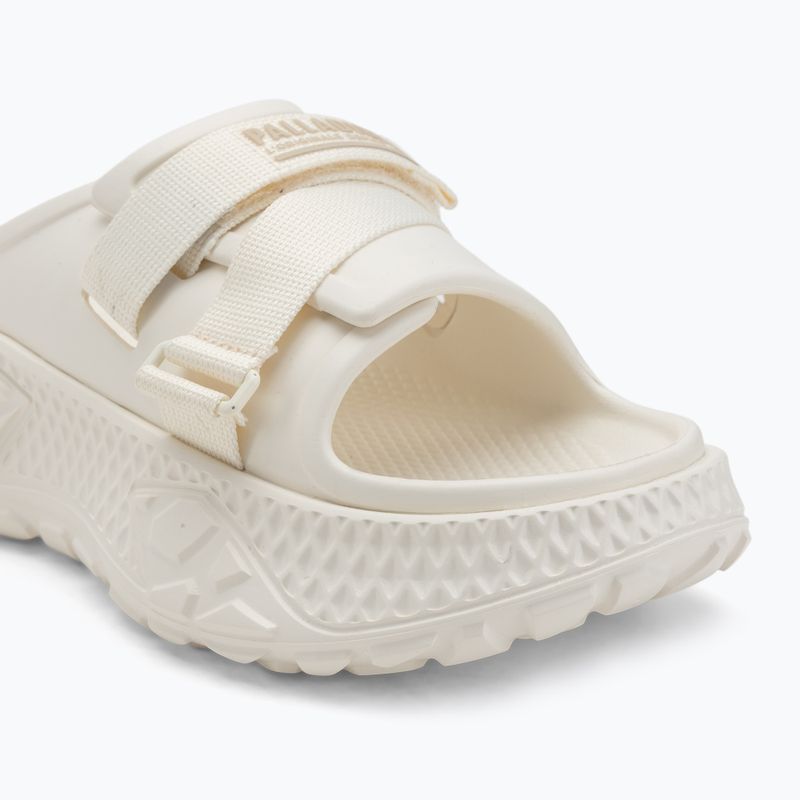 Palladium Offbound Slide Flip-Flops Creme weiß 7