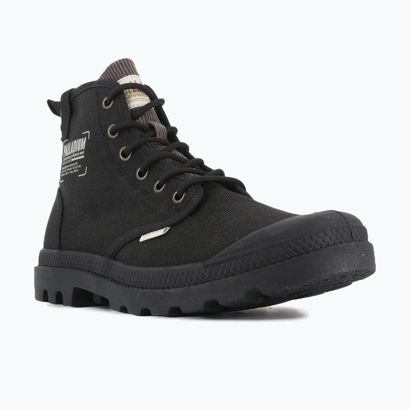 Palladium Pampa Michigan Schuhe schwarz 8