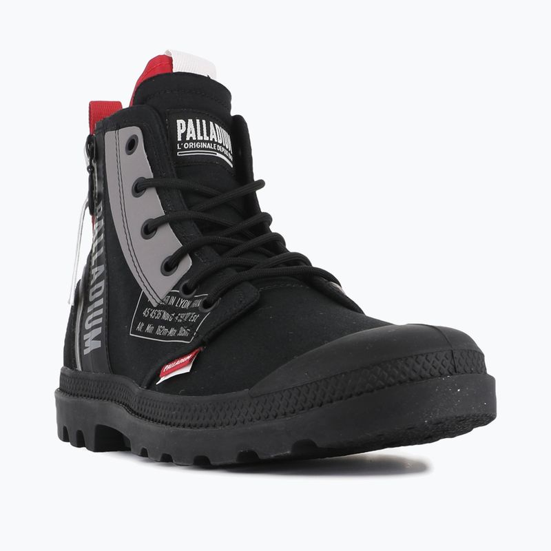 Palladium Pampa Hi Dare Zip Schuhe schwarz/schwarz