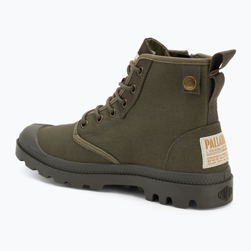 Palladium Pampa Detroit Zip Schuhe olive night 3