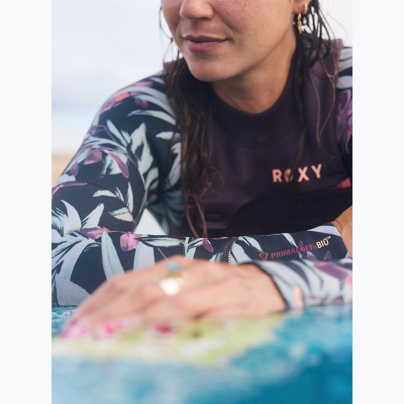 Damen-Neoprenanzug zum Schwimmen ROXY 4/3 mm Swell Natural Front Zip black multi 10