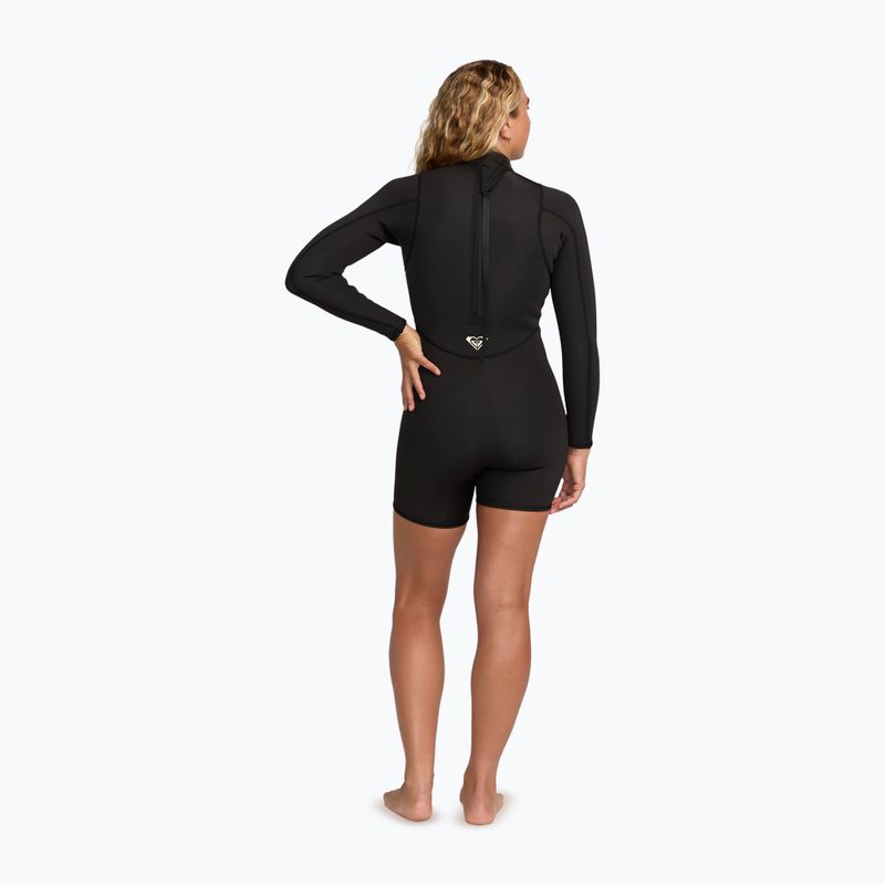 Damen Neoprenanzug zum Schwimmen ROXY 2/2 mm Prologue+ LS Springsuit Flock black 2