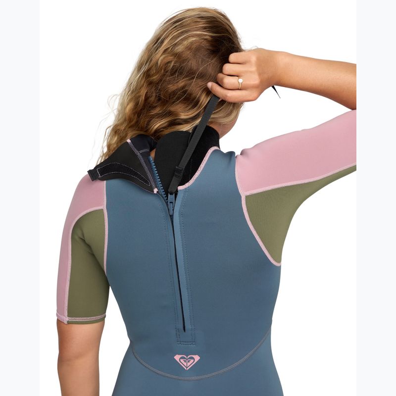 Damen Neoprenanzug zum Schwimmen ROXY 2/2 mm Prologue+ SS Springsuit Flock ash 4