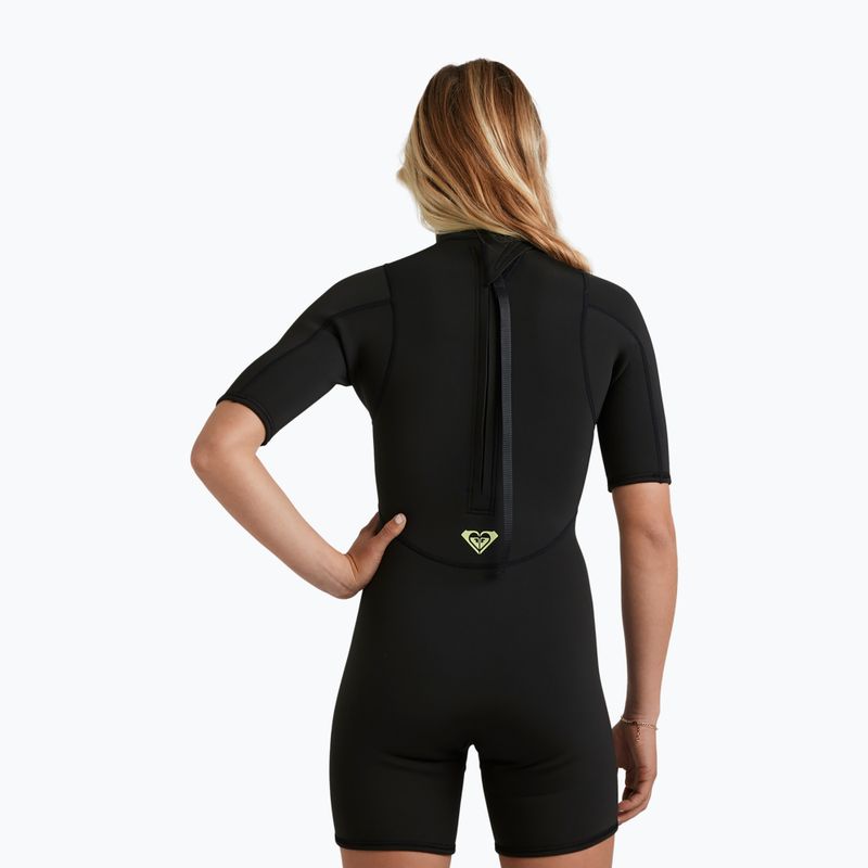 Neoprenanzug zum Schwimmen Damen ROXY 2/2 mm Prologue+ SS Springsuit Flock black 3