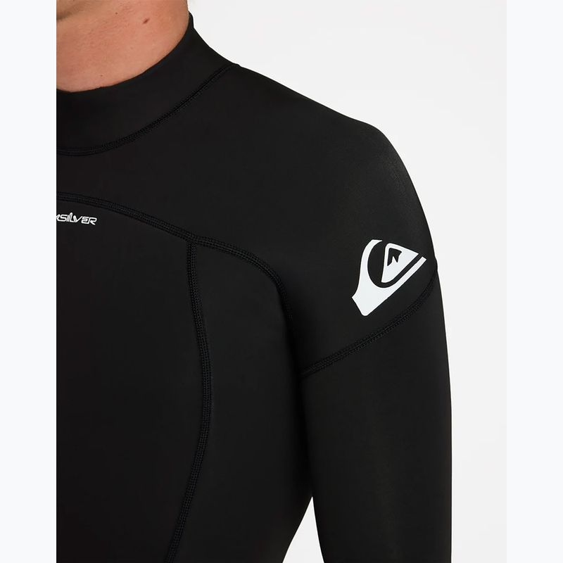 Herren-Neoprenanzug Quiksilver Prologue+ 3/2 mm Back Zip Flatlock black 5