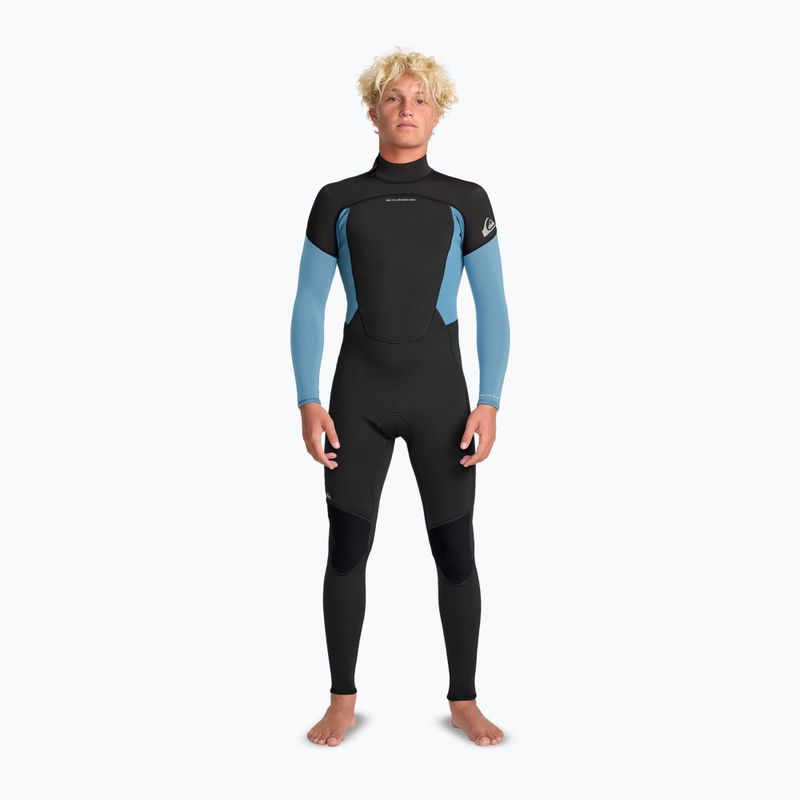 Herren Neoprenanzug Quiksilver Prologue+ 4/3 mm Back Zip GBS cloud blue