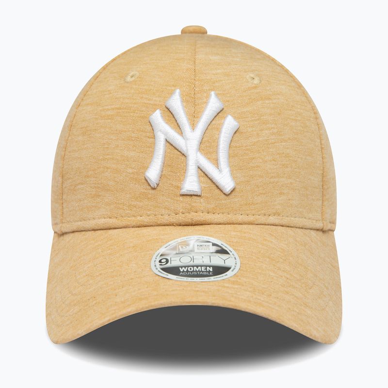 Cap Mütze Damen New Era Jersey 9Forty New York Yankees light Beige 3