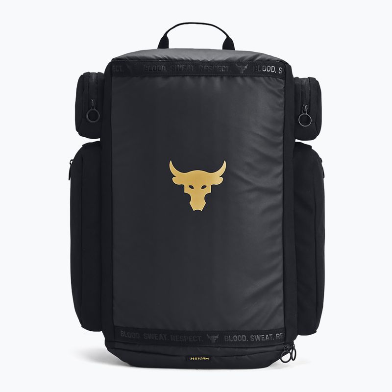 Touristischer Rucksack Herren Under Armour Project Rock black/black/metallic gold