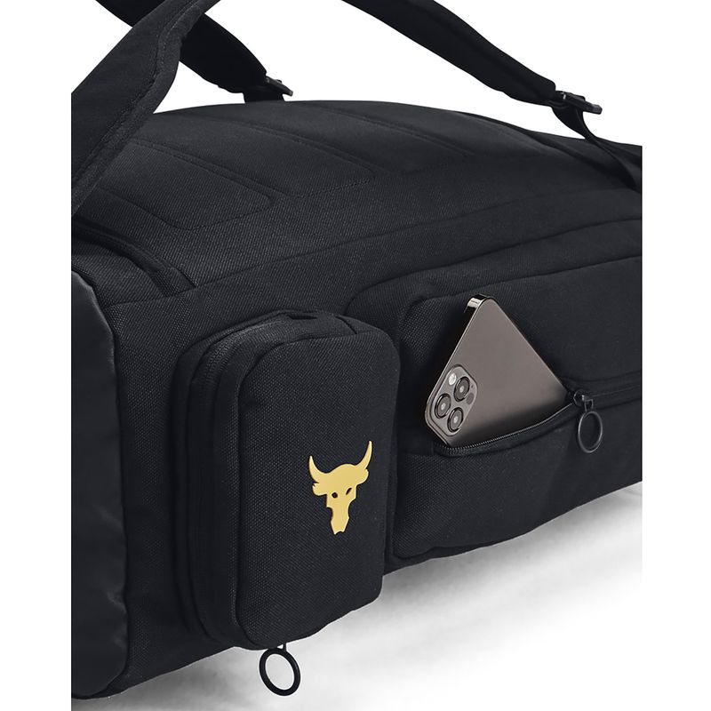 Touristischer Rucksack Herren Under Armour Project Rock black/black/metallic gold 6