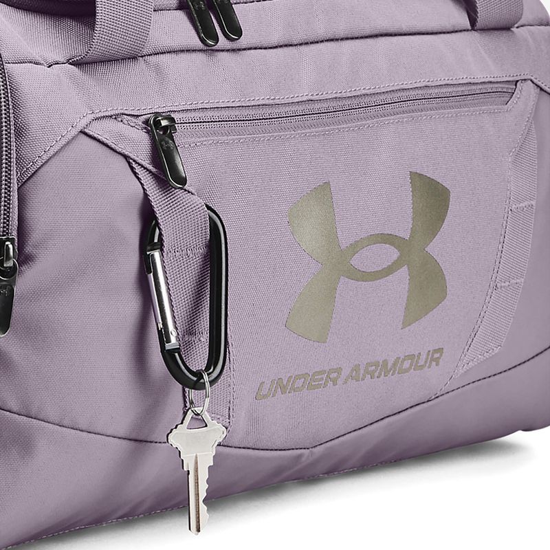 Under Armour Undeniable 5.0 Duffle XS 23 l violett grau/metallisch champagner gold Tasche 7