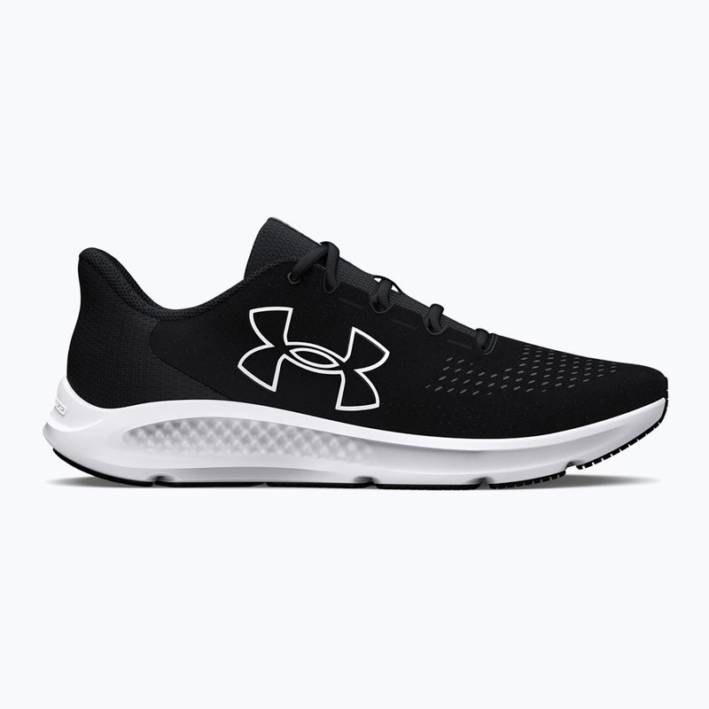 Under Armour Charged Pursuit 3 Big Logo schwarz/schwarz/weiß Herren Laufschuhe 8