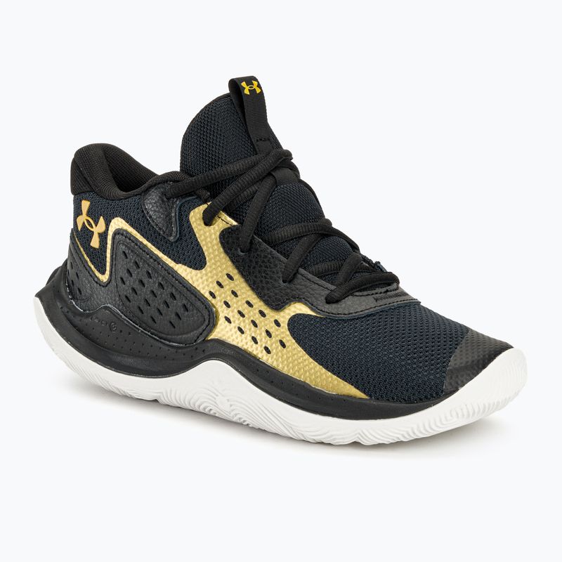 Under Armour Jet' 23 schwarz/metallic gold/metallic gold Basketballschuhe