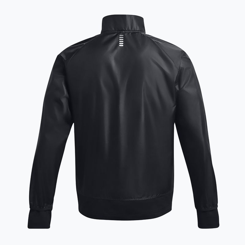 Herren-Laufjacke Under Armour Launch Insulated black/black/reflective 2
