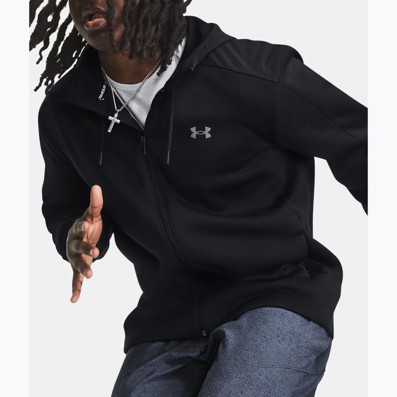Under Armour Essential Swacket schwarz/grau Herren Trainingsjacke 7