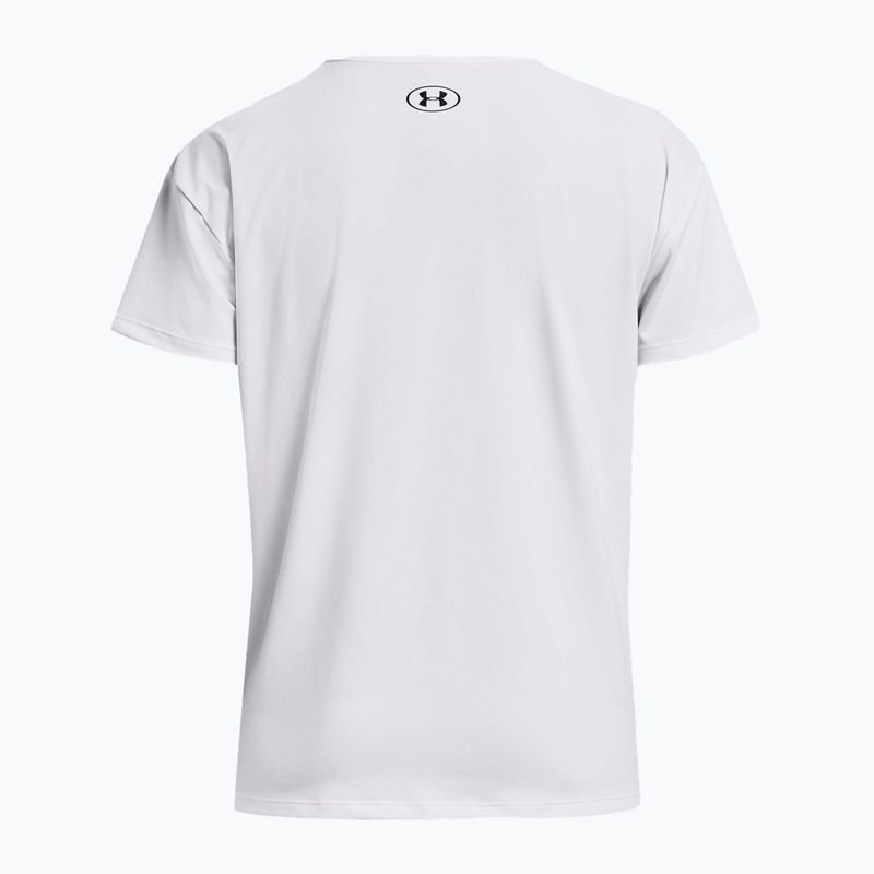 Under Armour Rush Energy 2.0 Damen Trainings-T-Shirt weiß/schwarz