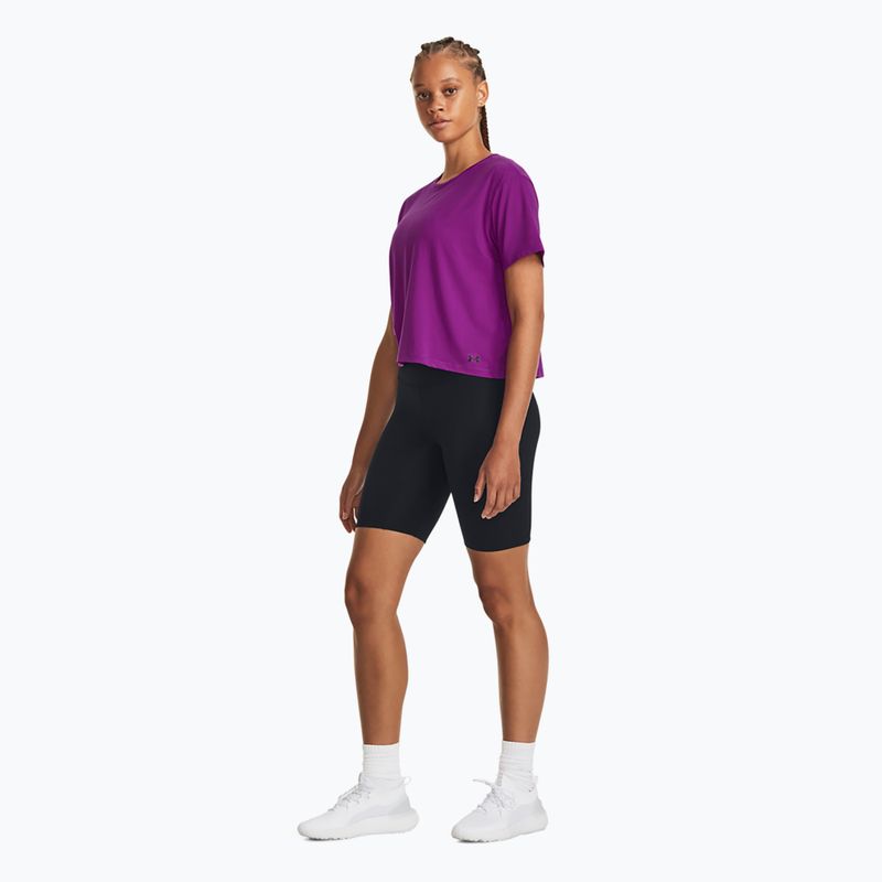 Under Armour Motion SS Damen-T-Shirt mystisch magenta/schwarz 2