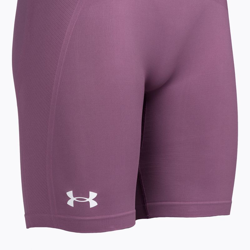 Under Armour Train Seamless Damen Trainingsshorts neblig lila/weiß 7