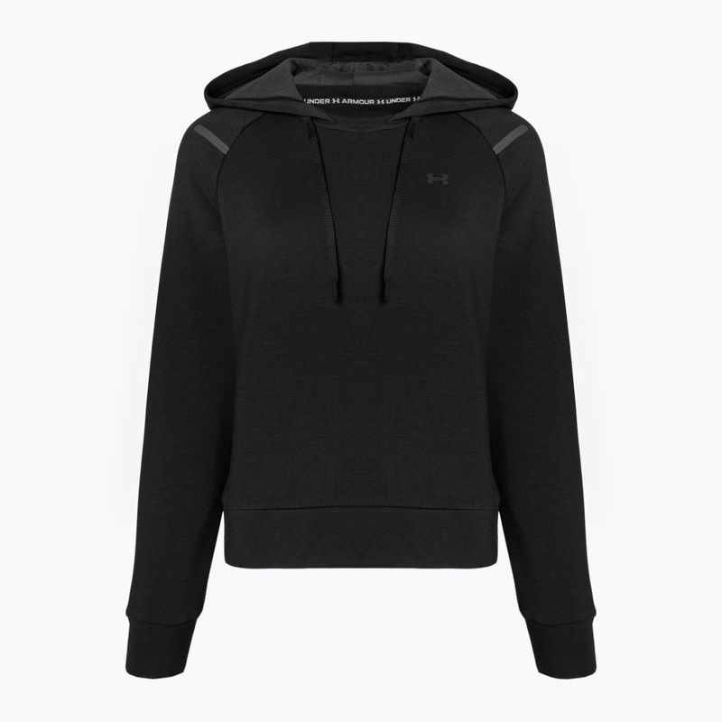 Women's Under Armour Fleece Hoodie schwarz/schwarz 4