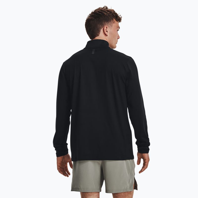 Herren Under Armour Launch Pro 1/4 Zip schwarz/schwarz/reflektierend Running Longsleeve 3