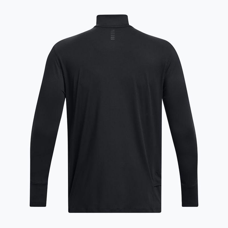 Herren Under Armour Launch Pro 1/4 Zip schwarz/schwarz/reflektierend Running Longsleeve 9