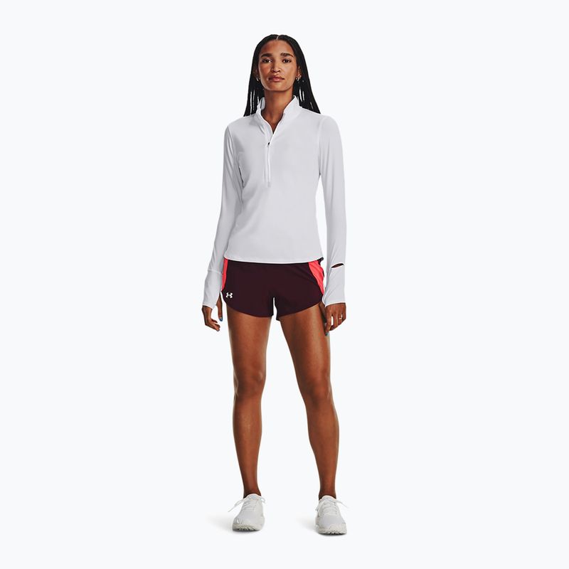 Damen-Lauf-Longsleeve Under Armour Launch Pro Half Zip white/reflective 2